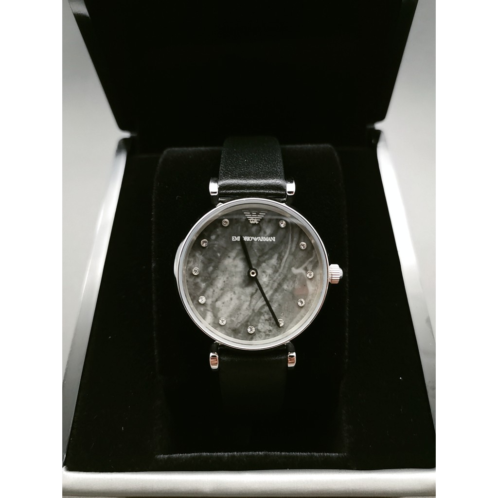 emporio armani marble watch