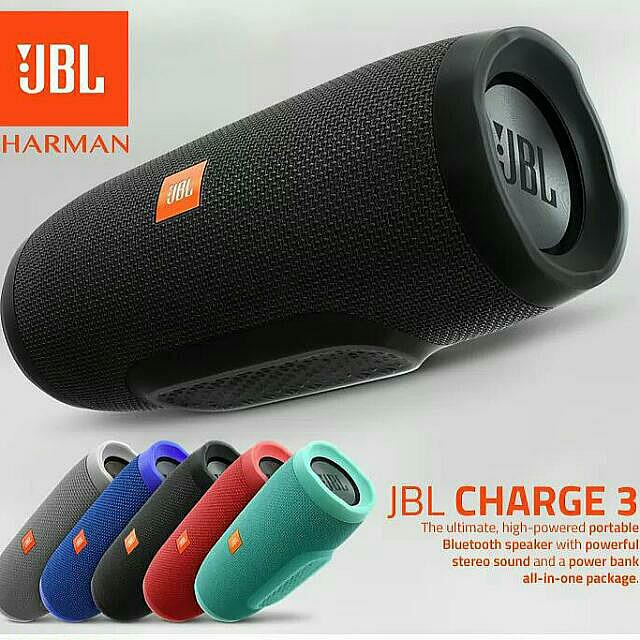 jbl charge 3 waterproof speaker