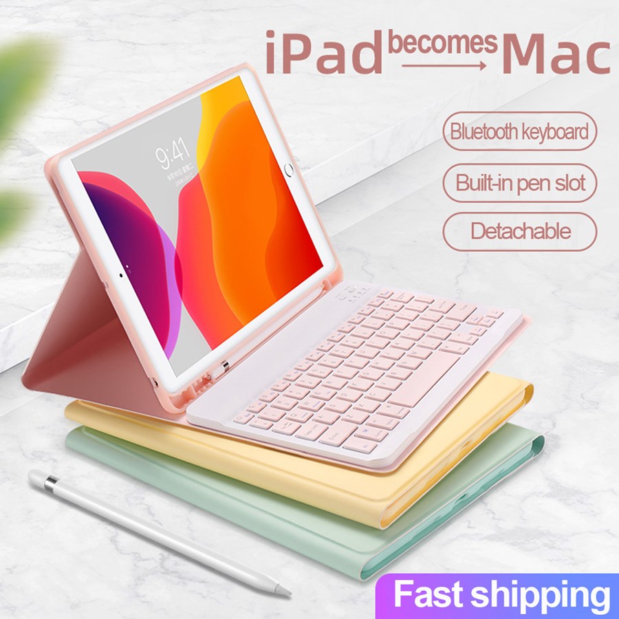 Ipad Mini Keyboard Case For Ipad Mini 5 Mini4 Smart Wireless Bluetooth Keyboard With Pencil Holder Stand Keyboards For Apple Mini 5 Shopee Singapore