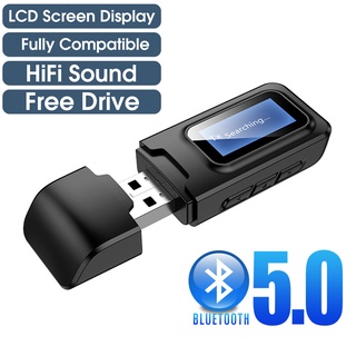 Bluetooth Adapter Low Latency 3.5mm Aux Audio for Car/PC/TV/Home Stereo Alisili USB Bluetooth Transmitter Receiver 
