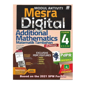 Modul Aktiviti Mesra Digital Additional Mathematics Form 4 Shopee Singapore
