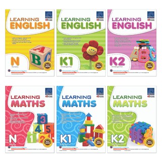 Learning English / Maths Series for Nursery and Pre-School  | Pre-School Assessment Books - SAP