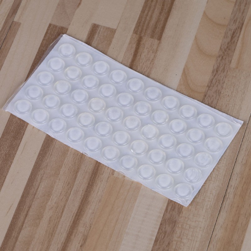 50pcs Door Stops Stopper Silicone Cabinet Self Adhesive Bumper Damper Buffer Pad Shopee Singapore