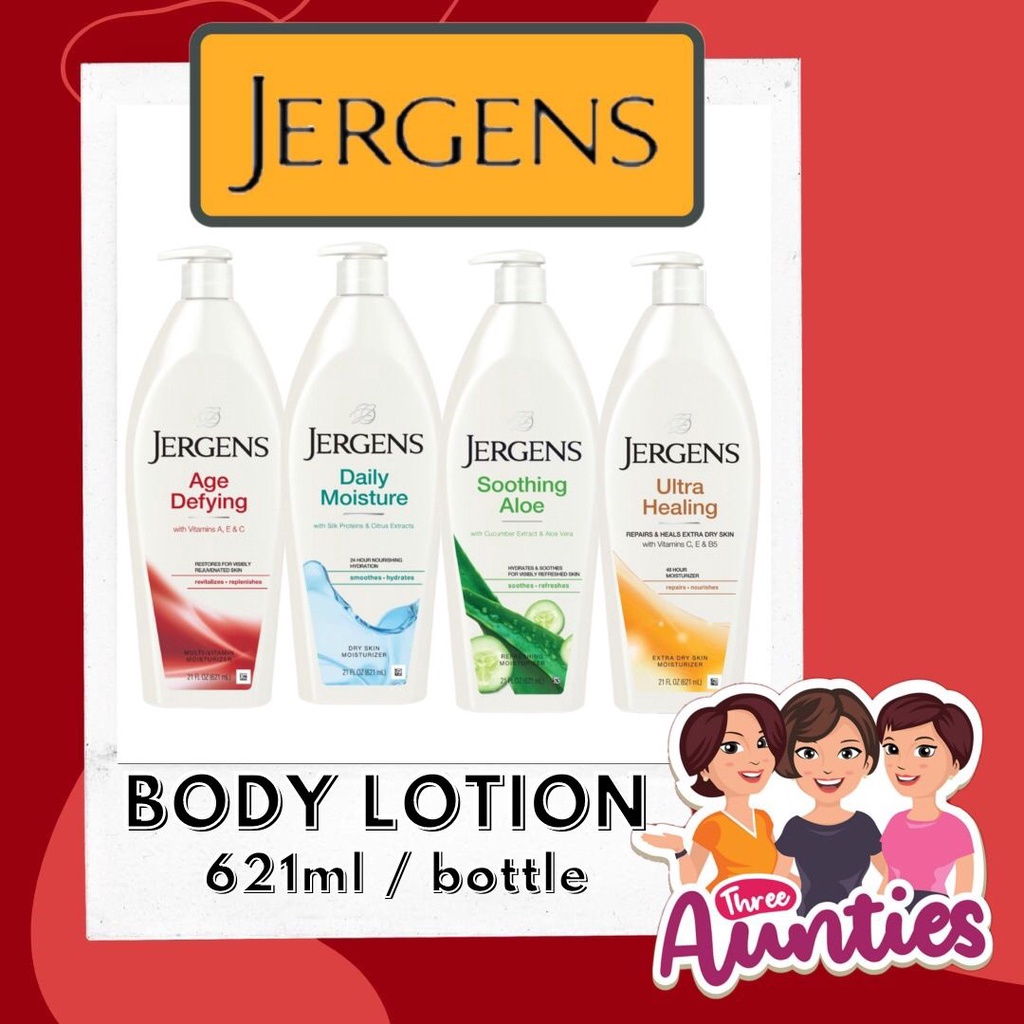 Jergens Moisturizer Ultra Healing/ Age Defying/ Daily Moisture/Soothing