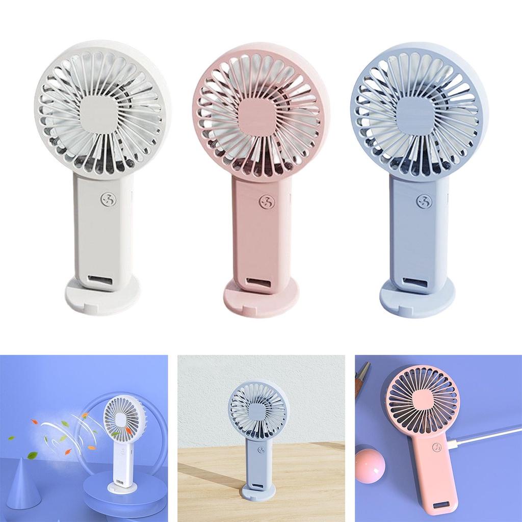 Handheld Small Fan Dormitory Desk Surface USB Rechargeable Portable ...