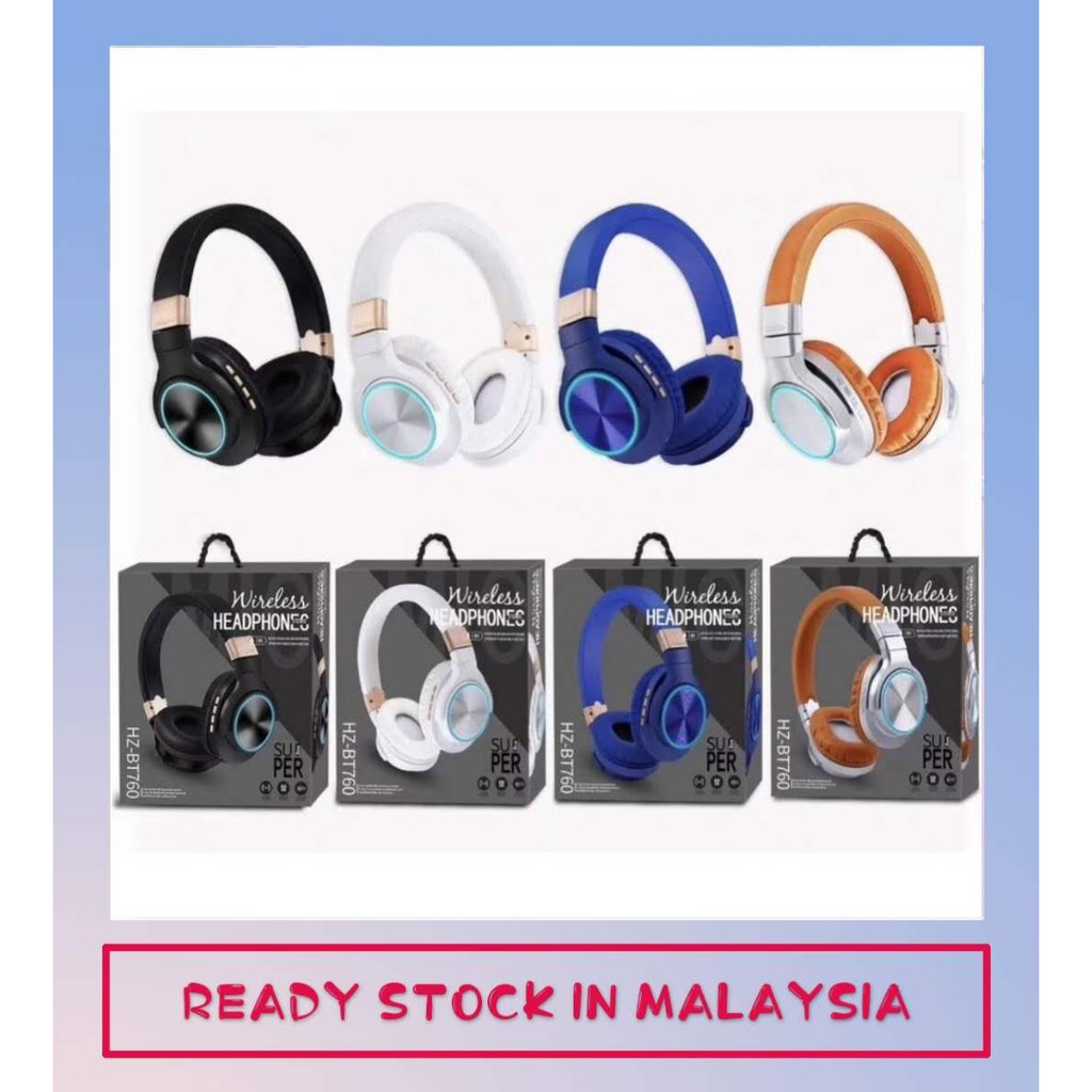 high performance wireless headphones with built in mic