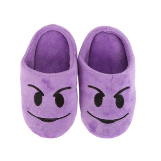 Children Kids Fashion Indoor Soft Bottom Cute Expression Cotton Casual Slippers #4