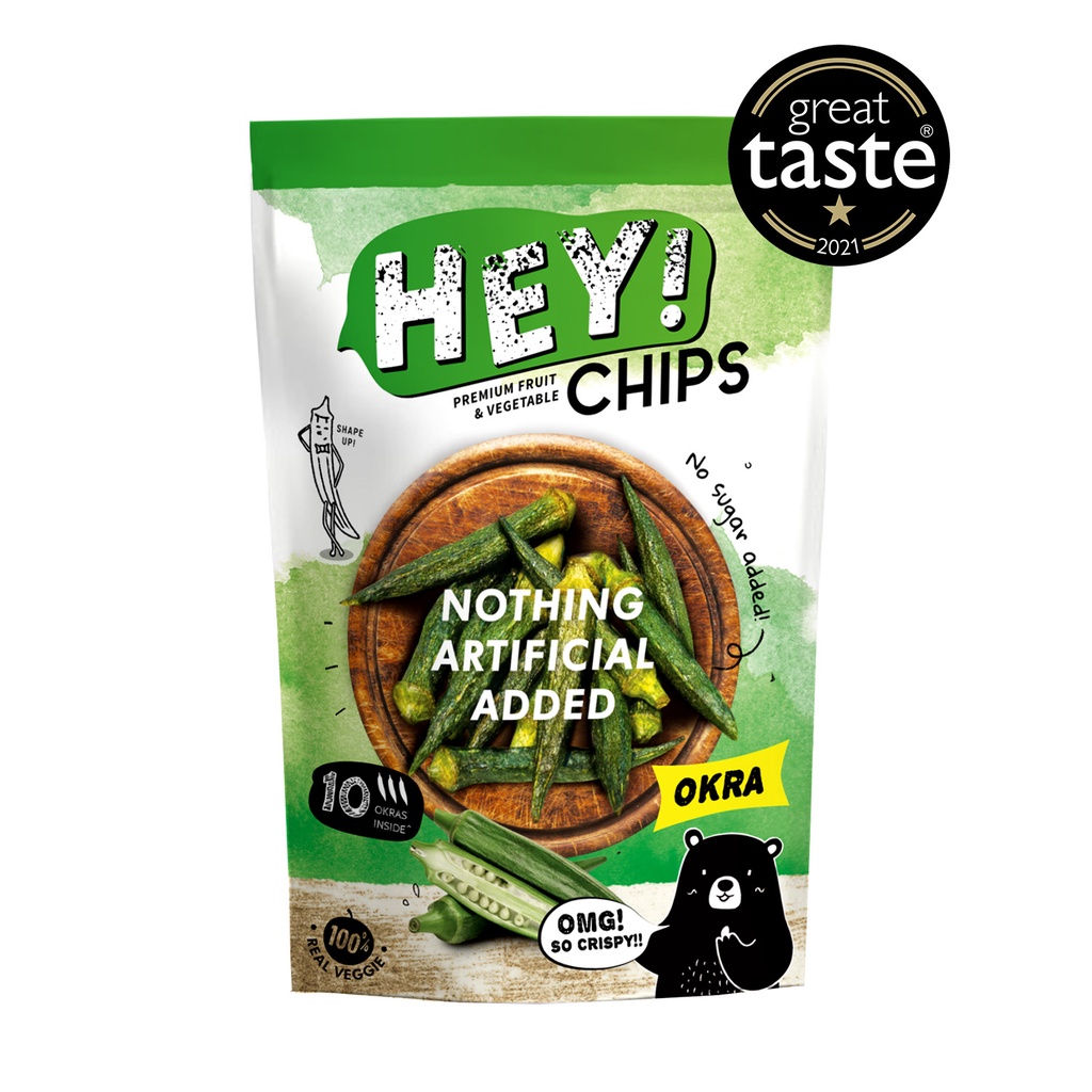 Hey! Okra Chips (20g) Shopee Singapore