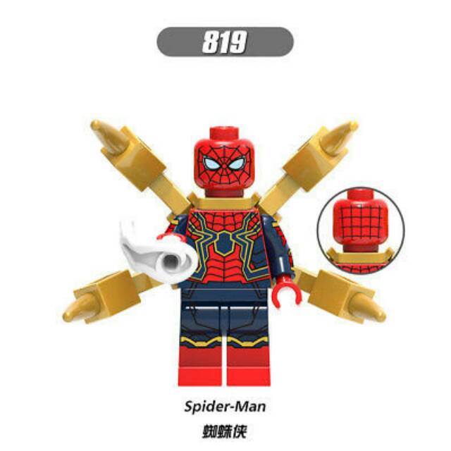 lego spiderman iron spider