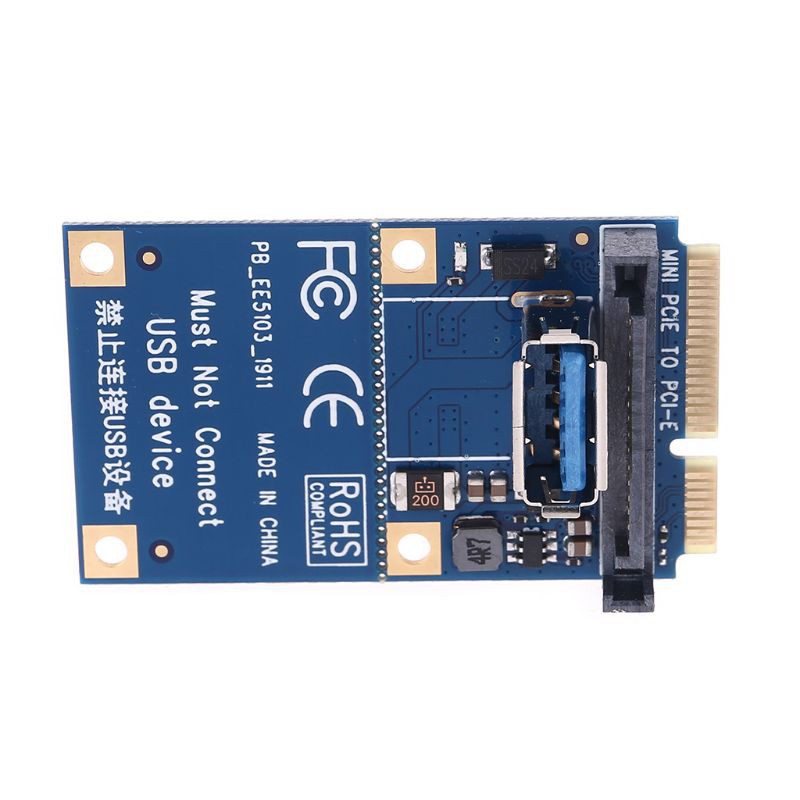 Kok Mini Pcie To Pci E X4 Slot Riser Card Port Adapter Pc Graphics Card Connector Shopee Singapore