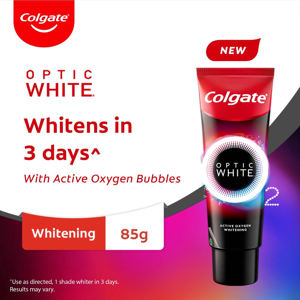 Colgate Optic White O2 85g Aromatic Menthol Toothpaste Shopee Singapore
