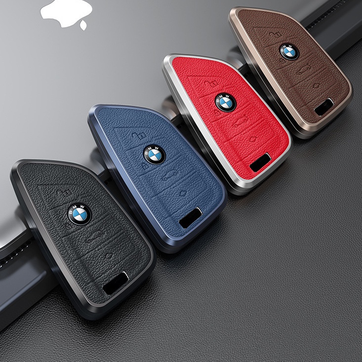 BMW Metal Leather Key Case BMW 7 Series 5 Series 3 Series X3 X1 X5 X6 ...