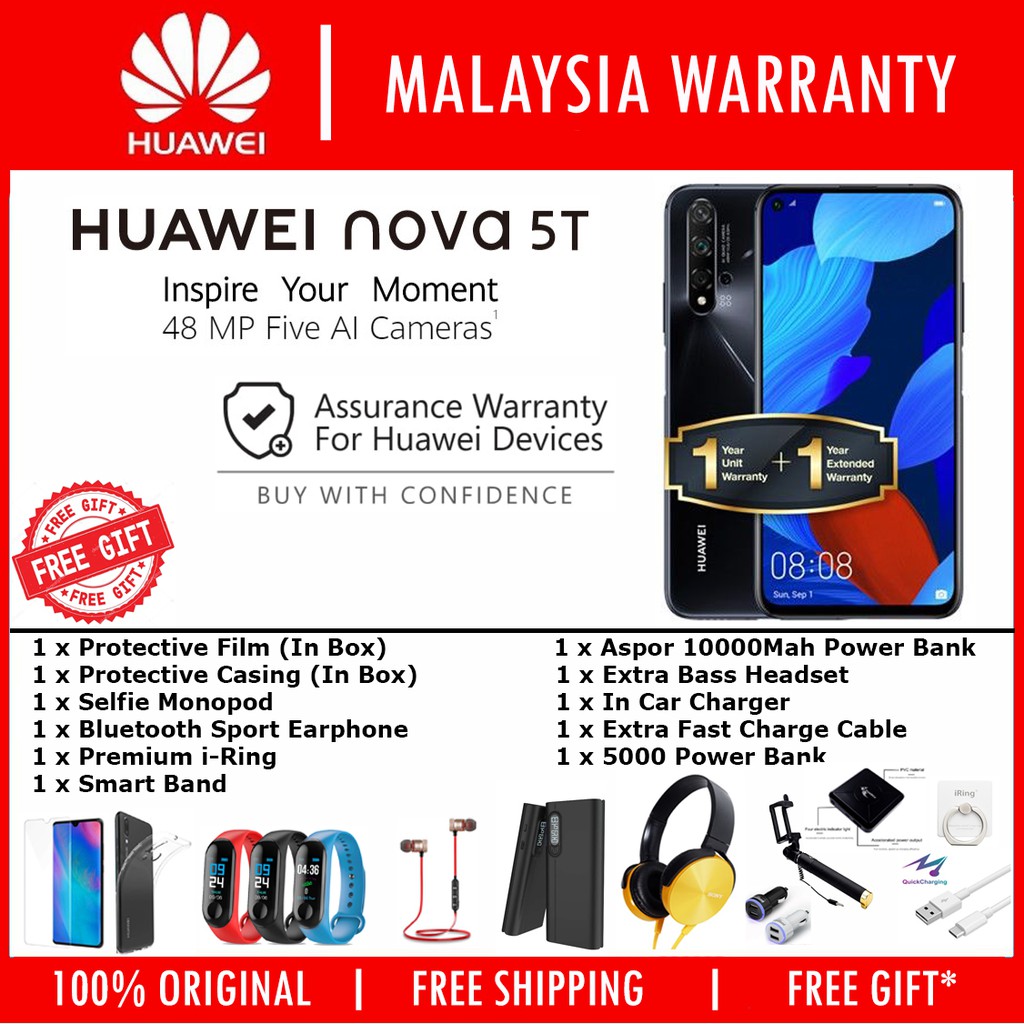 huawei nova 5t earphone