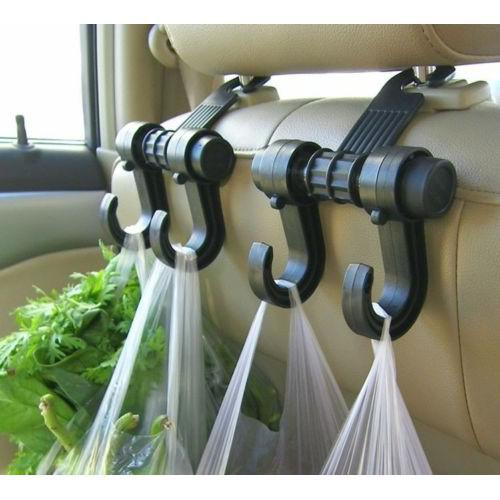 1 Pc Universal Car Truck Suv Seat Back Hanger / Car Organizer Storage Hooks For Groceries Bag Handbag / Vehicle Headrest Holder