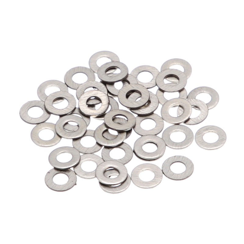 M3 304 Stainless Steel Flat Washers Spacers Fastener DIN125 200PCS 