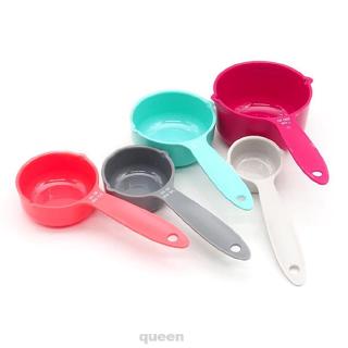 Blesiya Stainless Flour Scoop Ice Scoop Metal Sugar Scoop Sweet Scoop 4pcs