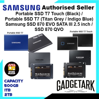 Samsung Portable SSD T7 Touch (Black) / Portable SSD T7 / SSD 870 EVO SATA III 2.5 inch /SSD 870 QVO SATA