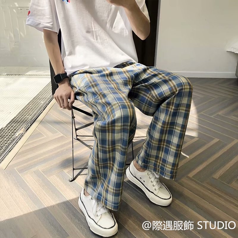 big mens plaid pants