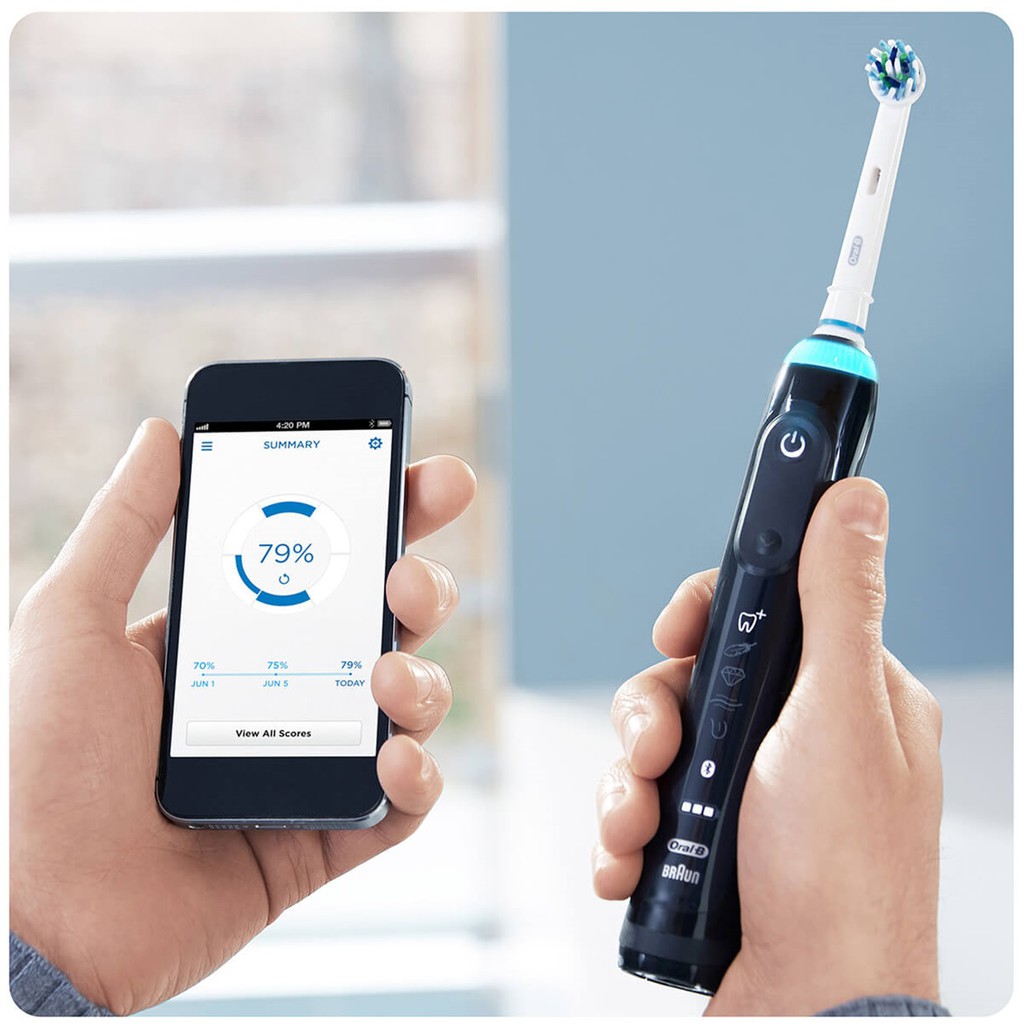 offer oral b genius 9000 black electric toothbrush