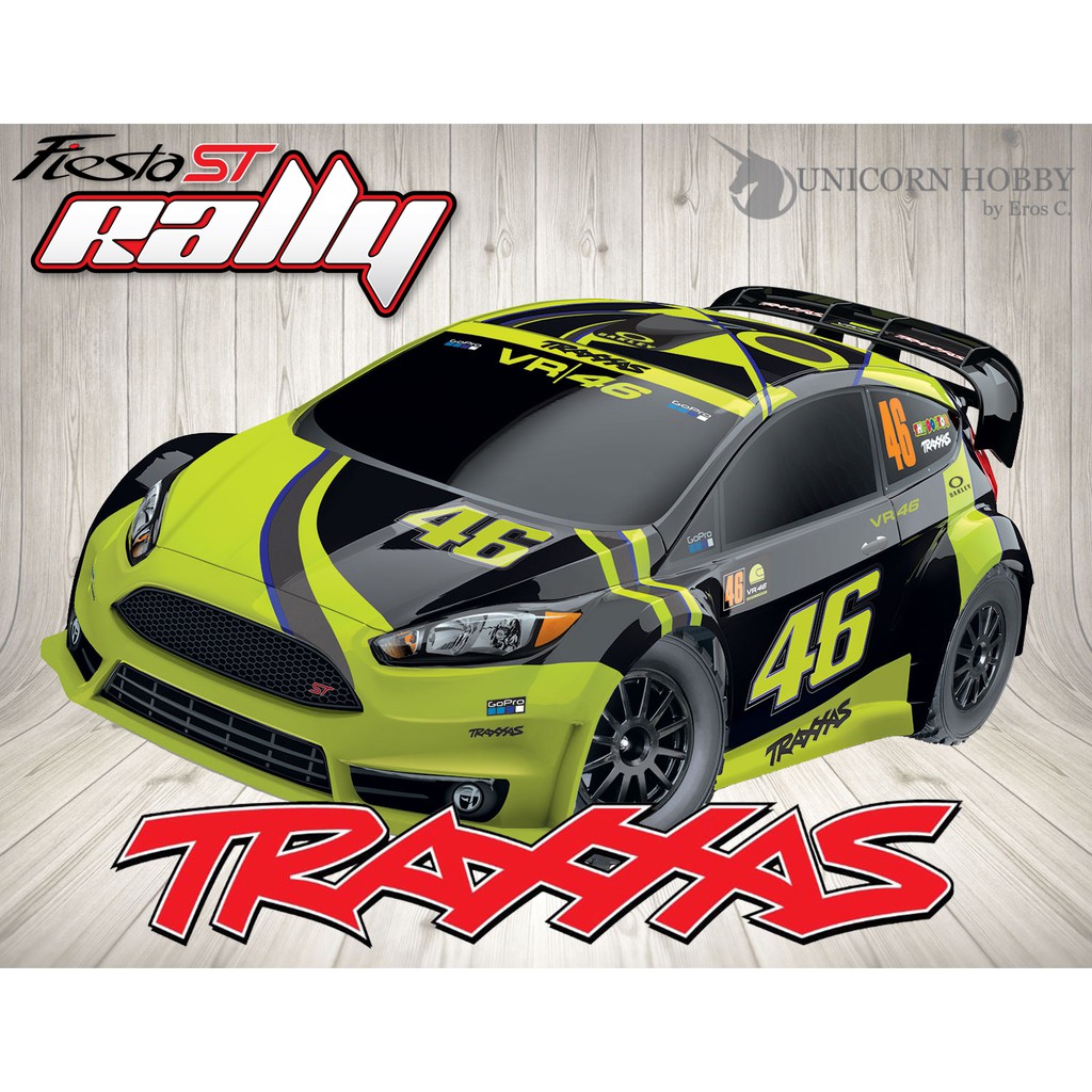 traxxas ford fiesta vr46