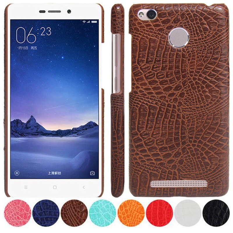 Casing Xiaomi Redmi 3s Prime Hard Case Xiaomi Redmi 3 Pro S3 3 S Leather Cover Shopee Singapore