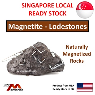 Lodestone - Natural Magnet Magnetic Magnetite Rock Stone Science Geology Lodestones Primary Secondary Science Experiment