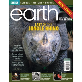 BBC EARTH MAGAZINE (1 YEAR 6 ISSUES) BY JSIM EDUCATION [SCIENCE HISTORY NATURE MAGAZINE]