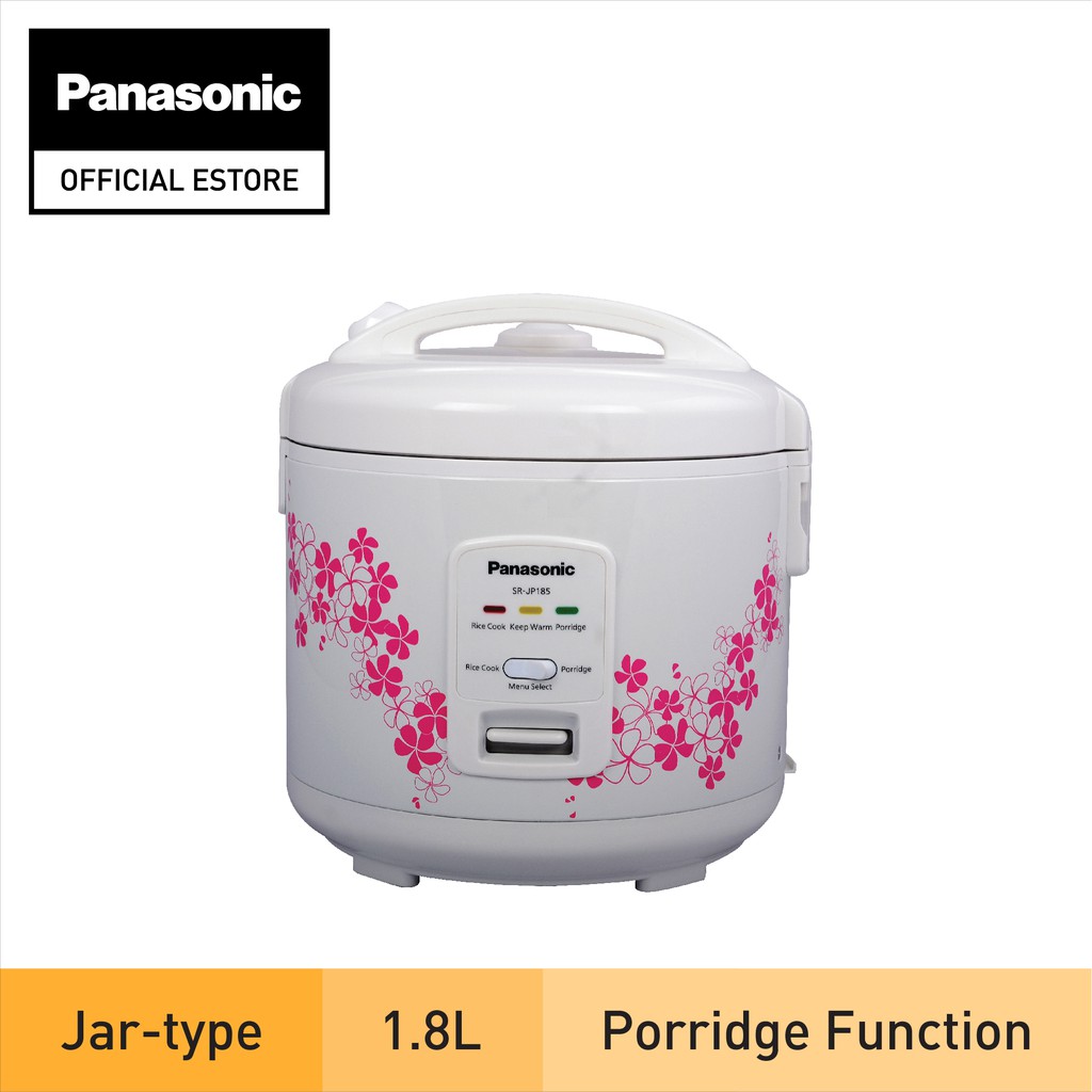 Panasonic Electric Rice Cooker 1.8L SR-JP185WSH | Shopee Singapore