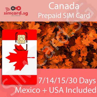Canada Prepaid Sim Card Shopee Singapore