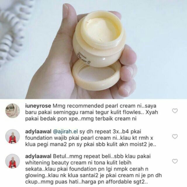 Foundation Pearl Cream Sendayu High Shopee Singapore