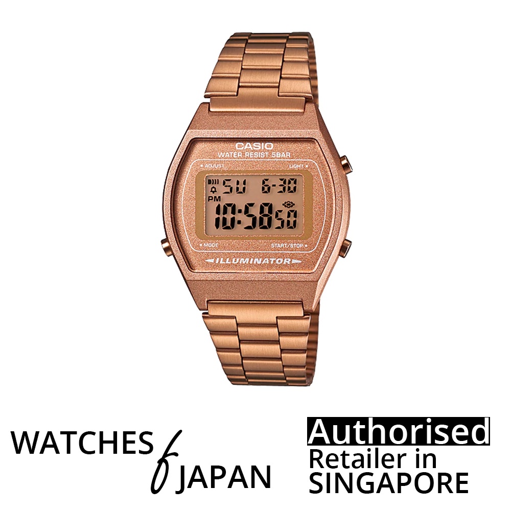 watch casio rose gold