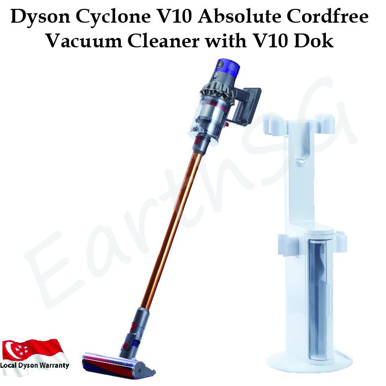 Dyson Cyclone V10 Absolute Vacuum Cleaner with Dyson Cyclone V10 Dok