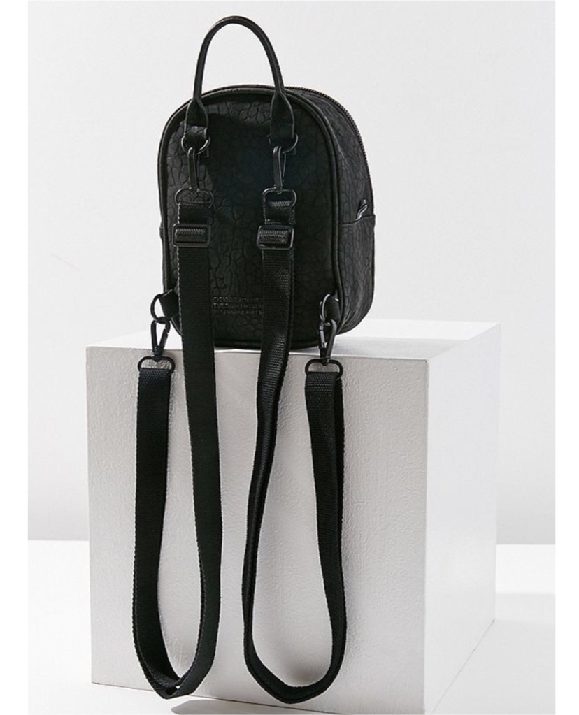 adidas originals mini backpack in white faux leather