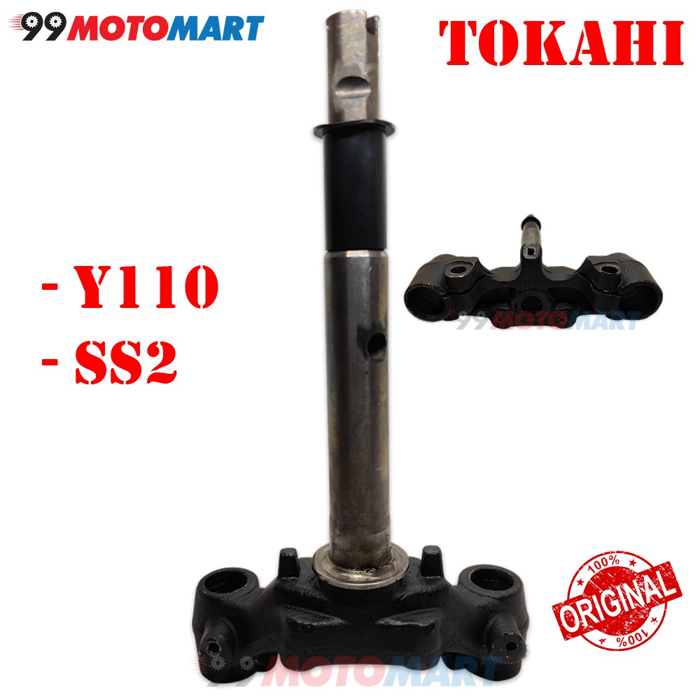Yamaha Y110 Ss110 Y110ss Steering Stem Kaki Tiga 3 Front Holder Fork Under Bracket T Fork Tfork T Fork Depan Ss2 Shopee Singapore