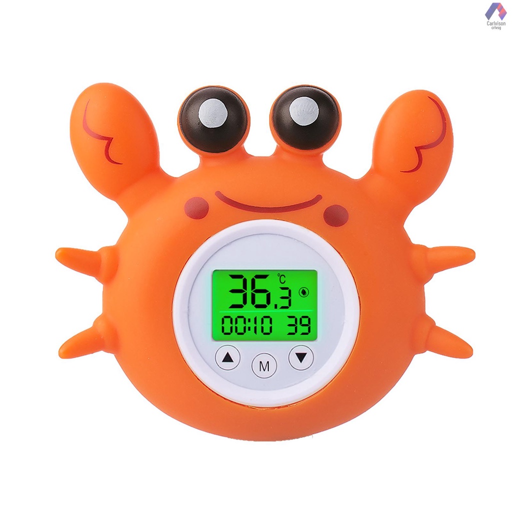 JARMAPOZ Baby Baby Bath Thermometer - Water Thermometer For Infant Safety - Quick Read Floating Bath Toy In Fahrenheit & Celsius - Ideal For Newborn & Toddler Bath Time