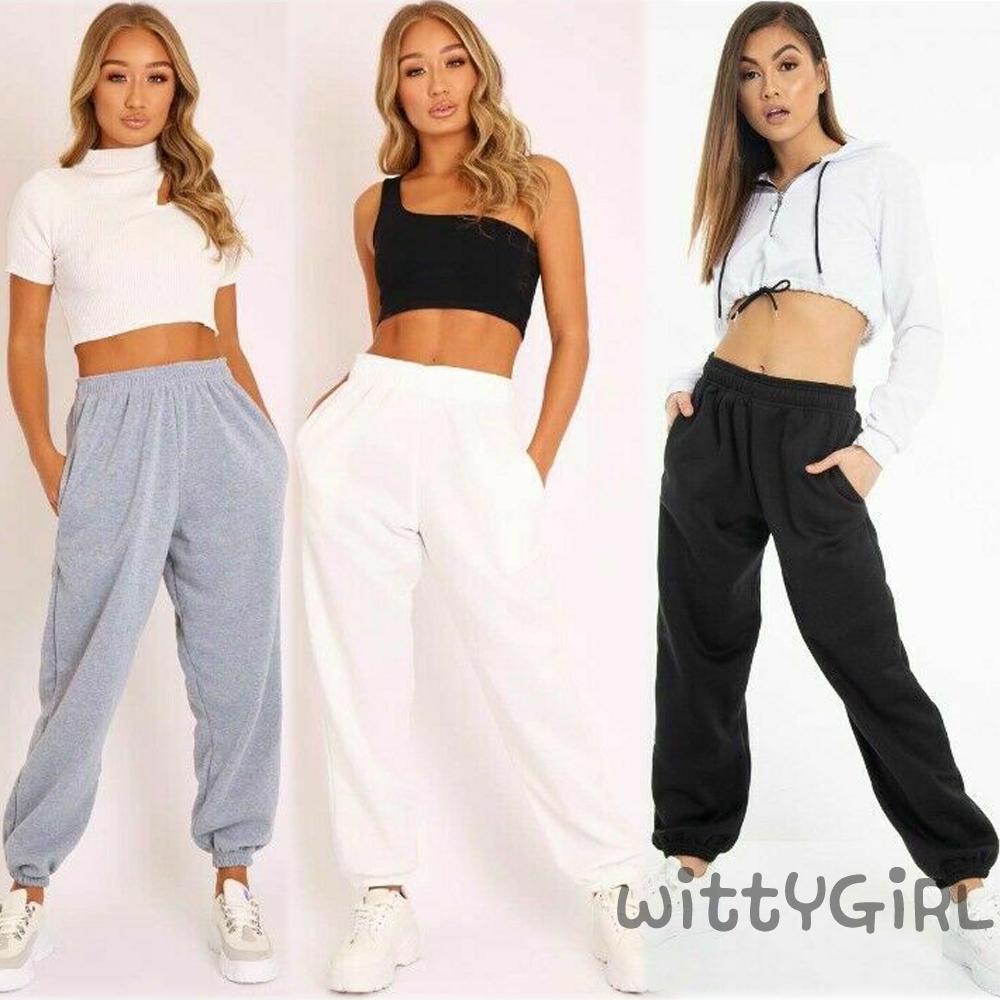 baggy high waisted joggers