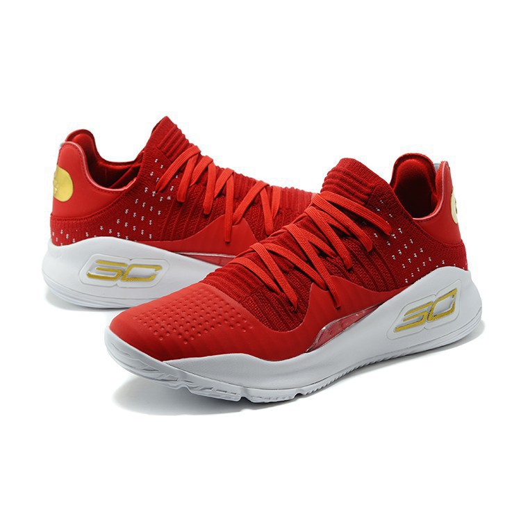 curry 4 shoes red