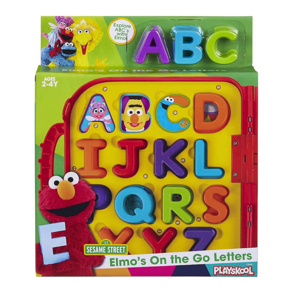 playskool elmo's on the go letters