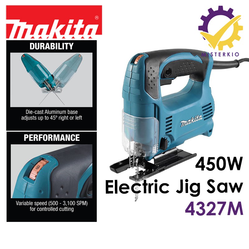 Makita 4327M, Electric Jig Saw 450w JigSaw for Simple DIY Shopee