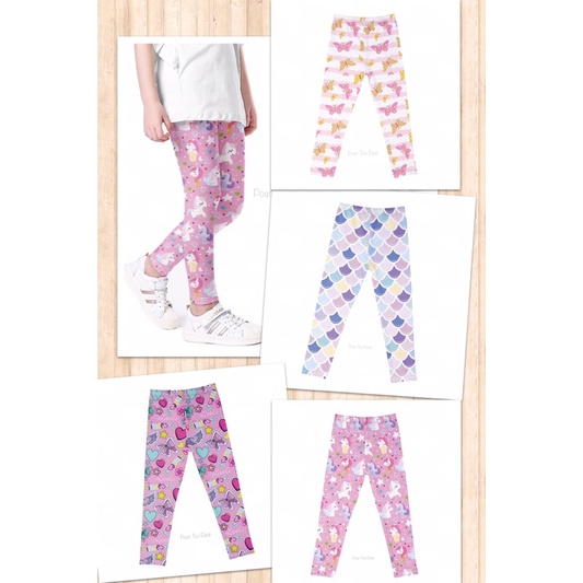 Little Girls Leggings (Polyester/Spandex) Ready Stock!!! Shopee Singapore