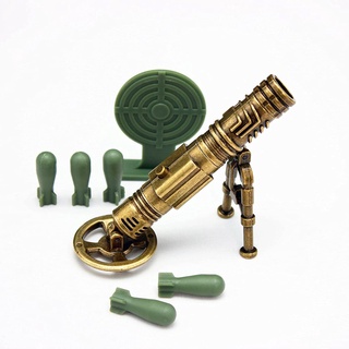 5pcs Military Mortar Model Sand Table Model Home Decor Pocket Toys 