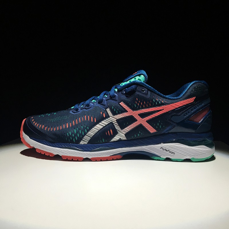 Asics Shoes Men Gel Gel Kayano 23 Sports Running Shoes Blue Silver Sne Shopee Singapore