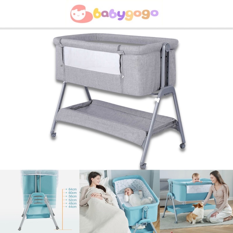 MummyStyle  Co-sleeper portable bed  Bed Mummy Life Portable Cot with Adjustable Heights