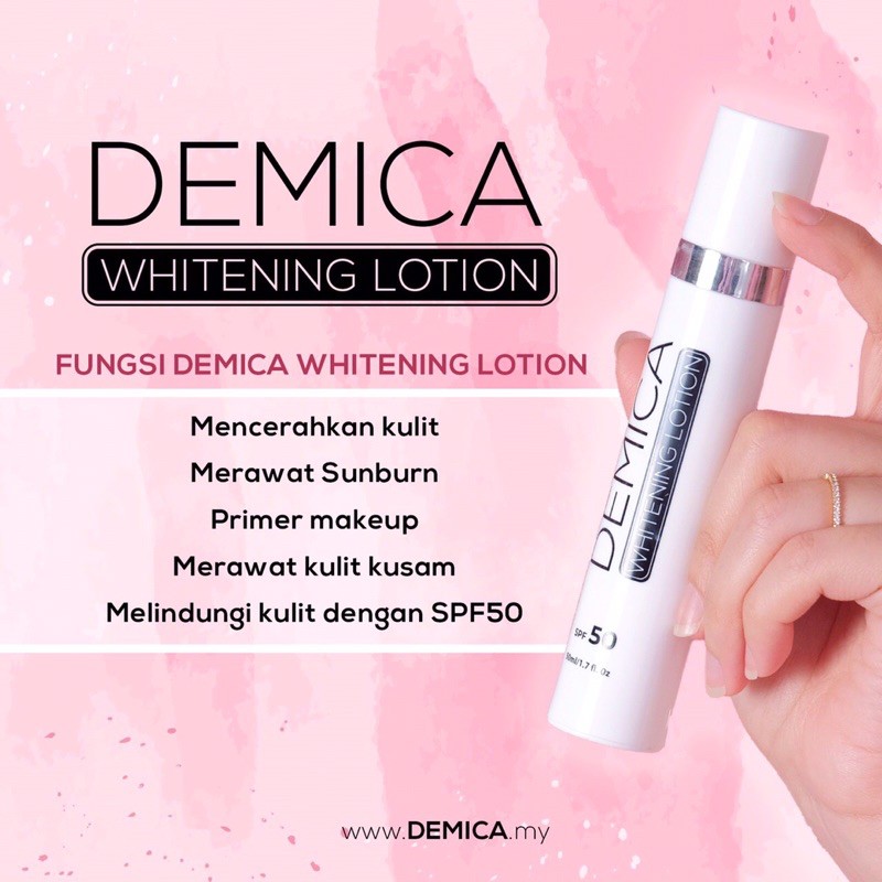 Demica Whitening Lotion Gold Edition Shopee Singapore