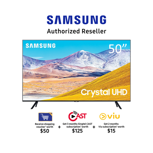 Samsung 50 Inch UHD 4K Smart TV TU8000 Series 8 UA50TU8000KXXS Shopee