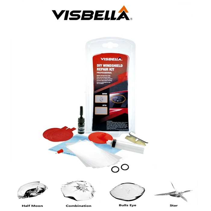 Ori Diy Car Windshiled Repair Kit Windscreen Crack Baiki Cermin Kereta Retak Shopee Singapore