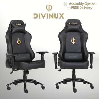 [SG Stock - FREE Assembly] Divinux Zeus Leather Gaming Chair with Lumbar & Neck Pillow