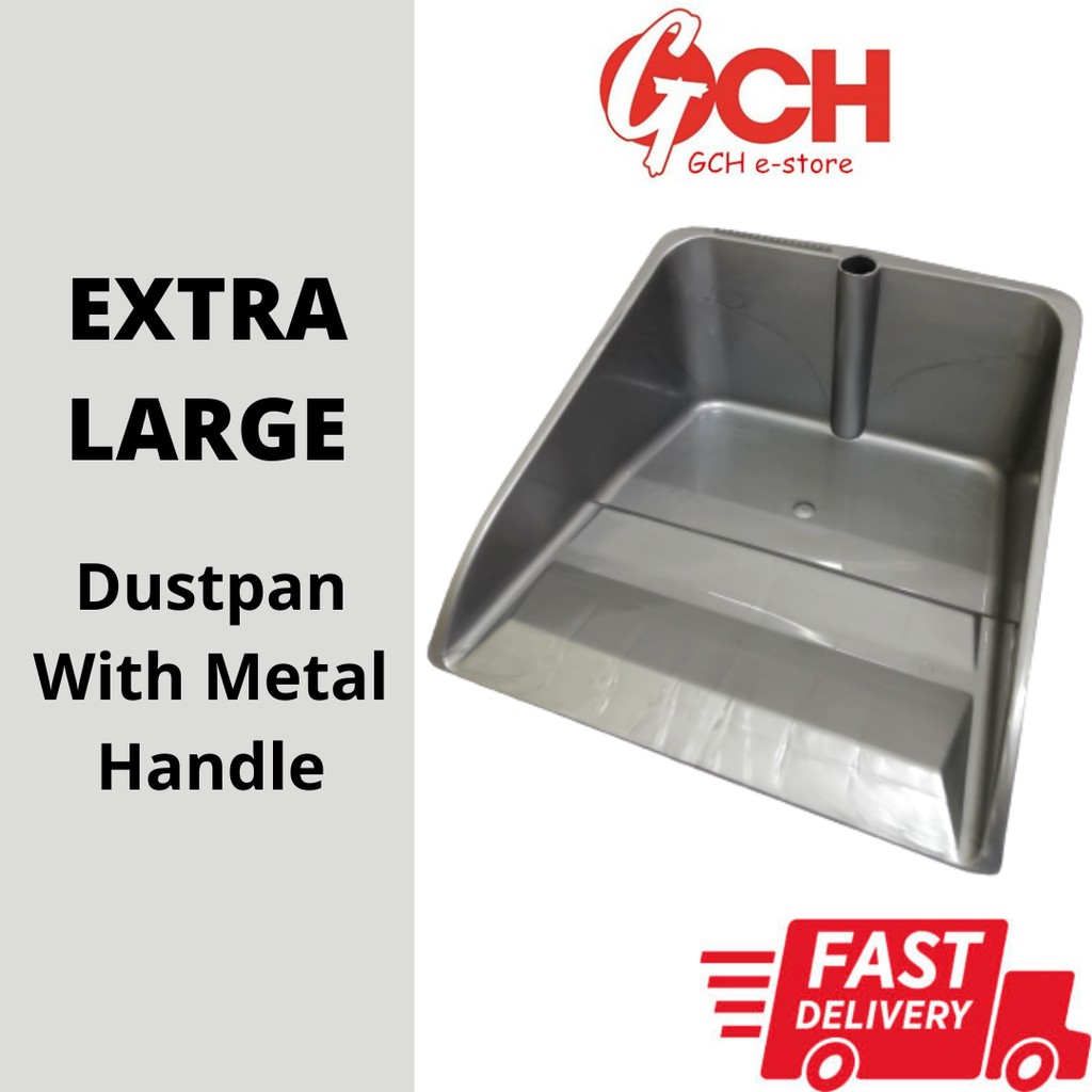 (large) Rayaco Plastic Dustpan With Metal Handle / Home Dustpan / Trash