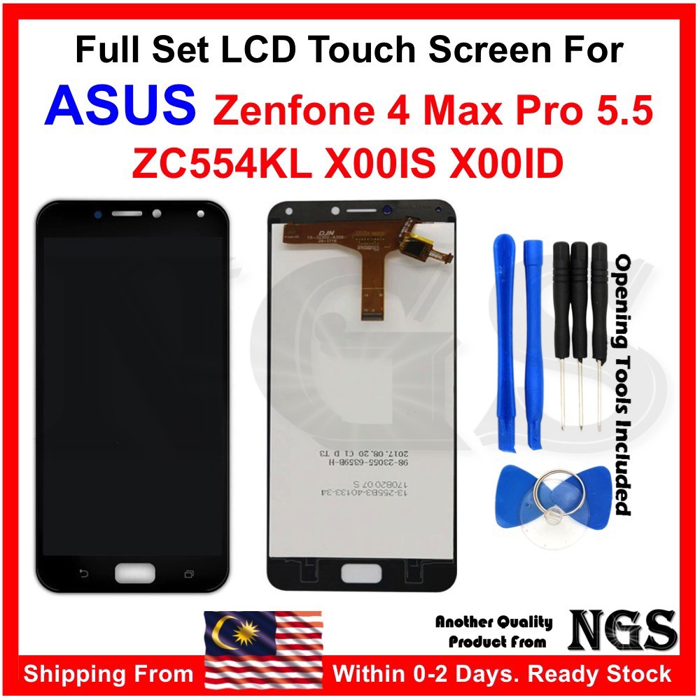 Replacement Lcd Touch Screen For Asus Zenfone 4 Max Pro 5 5 Zc554kl X00is X00id With Opening Tools Shopee Singapore