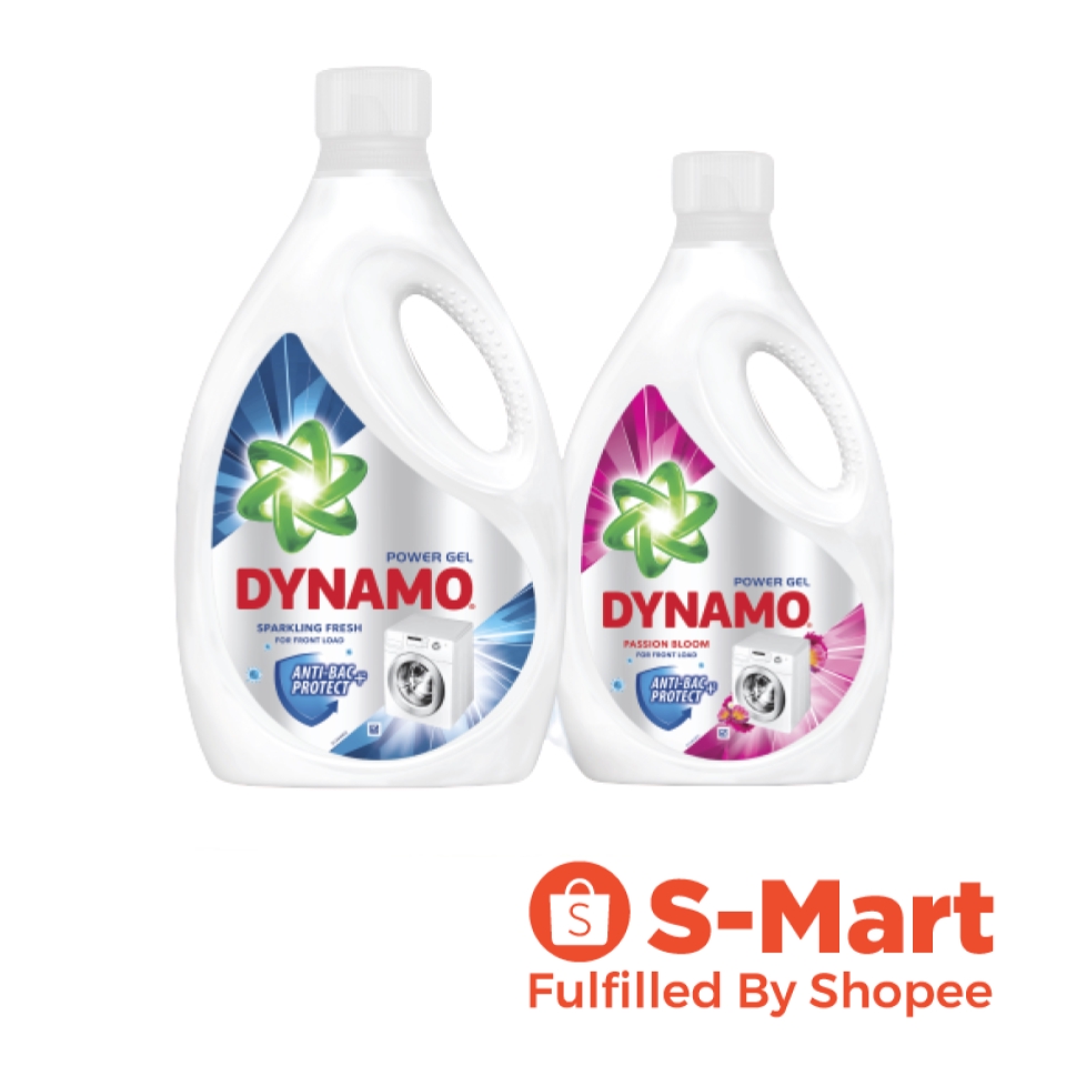 Dynamo Power Gel Concentrated Liquid Detergent Sparkling Fresh Passion Bloom 2 7kg Shopee Singapore